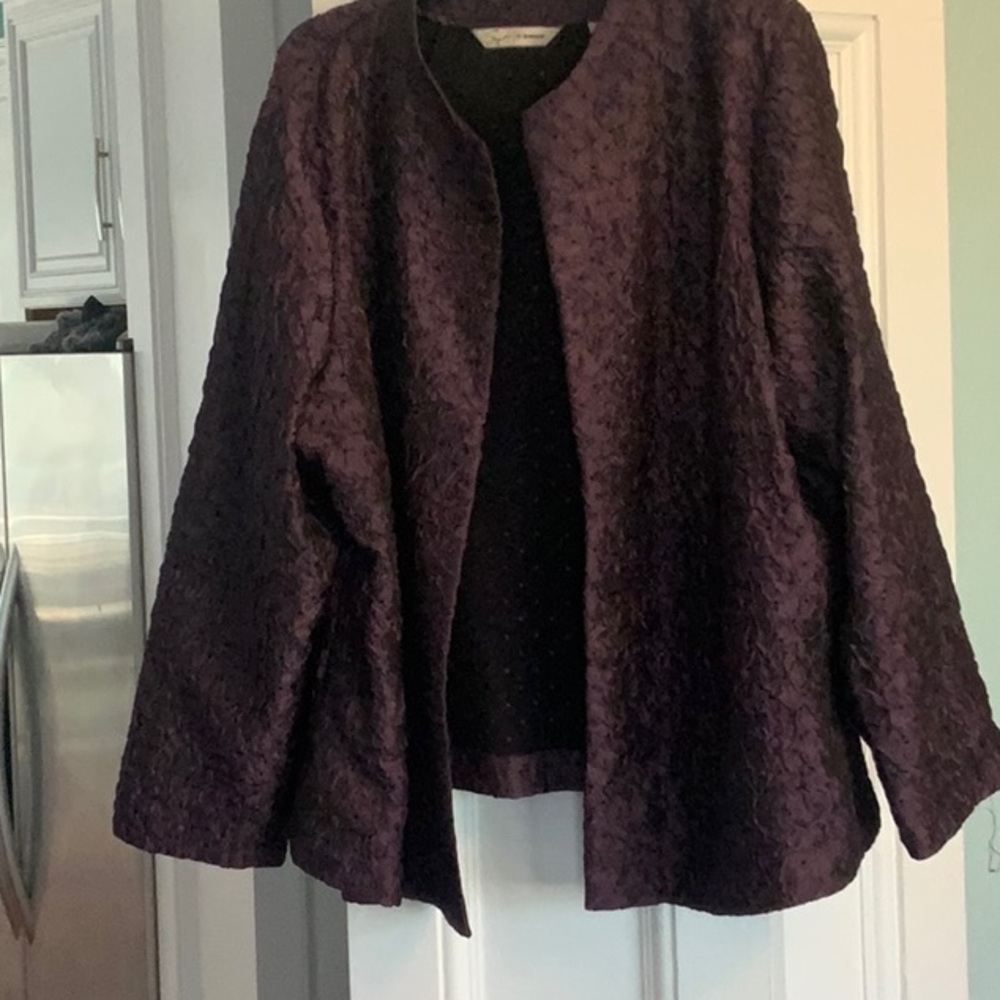 Textured Purple Jacket